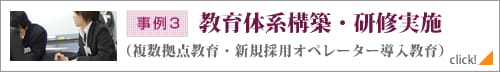 事例3 教育体系構築・研修実施